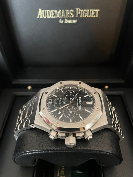 AP Royal Oak 41MM Chronograph Black Dial