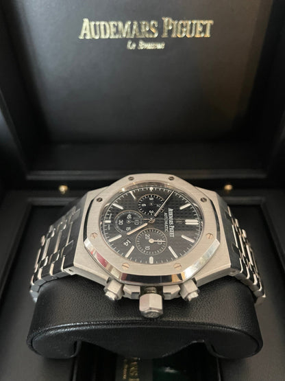 AP Royal Oak 41MM Chronograph Black Dial