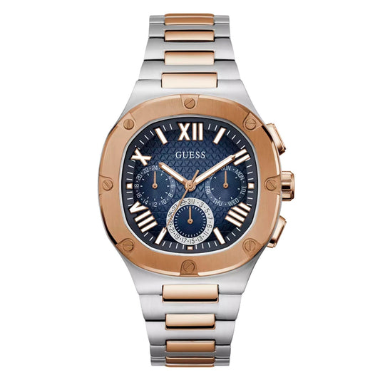 GSS GW0572G4 pour homme Couleur du boîtier 2 tons - Bracelet en acier inoxydable de forme carrée