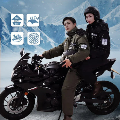 Winter Insulated Riding Suit – Full-Body Outdoor Cold Weather Protection