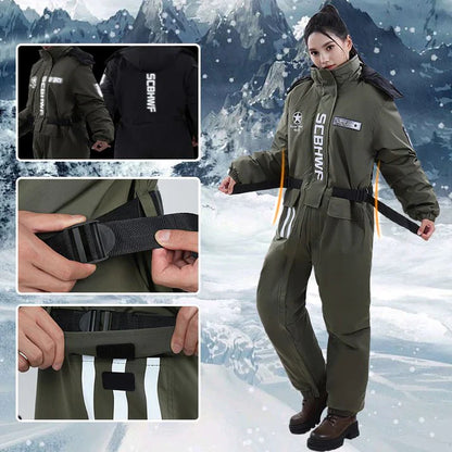 Winter Insulated Riding Suit – Full-Body Outdoor Cold Weather Protection