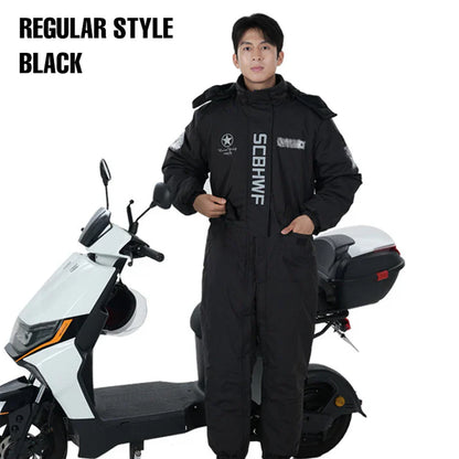 Winter Insulated Riding Suit – Full-Body Outdoor Cold Weather Protection