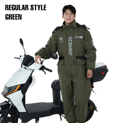 Winter Insulated Riding Suit – Full-Body Outdoor Cold Weather Protection