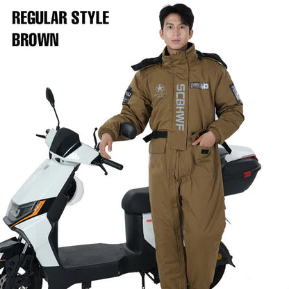 Winter Insulated Riding Suit – Full-Body Outdoor Cold Weather Protection