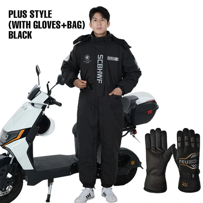Winter Insulated Riding Suit – Full-Body Outdoor Cold Weather Protection