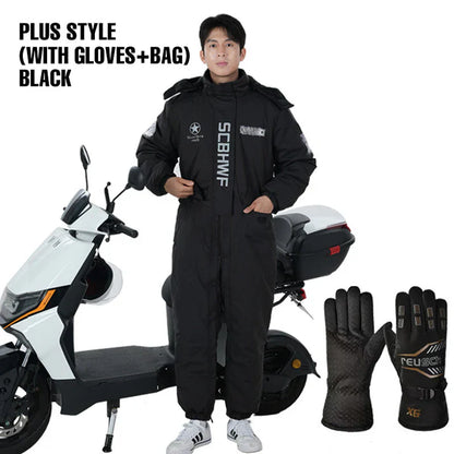 Winter Insulated Riding Suit – Full-Body Outdoor Cold Weather Protection