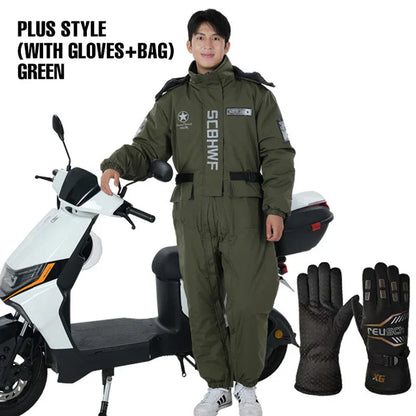 Winter Insulated Riding Suit – Full-Body Outdoor Cold Weather Protection