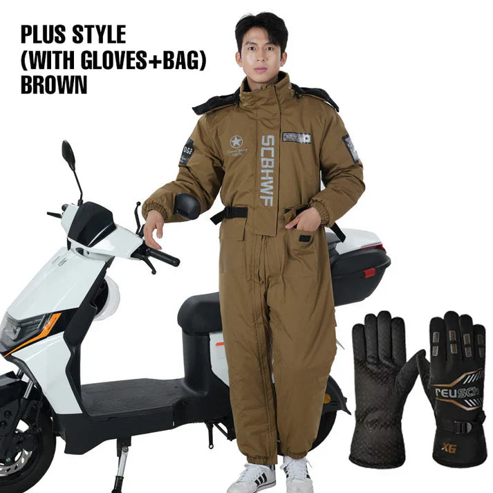 Winter Insulated Riding Suit – Full-Body Outdoor Cold Weather Protection