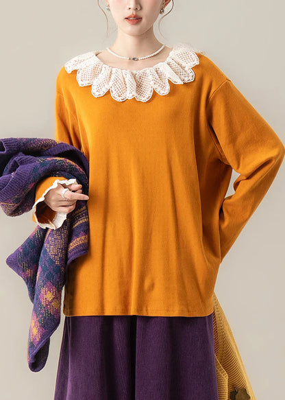 Oversized Patchwork Lace Blouse