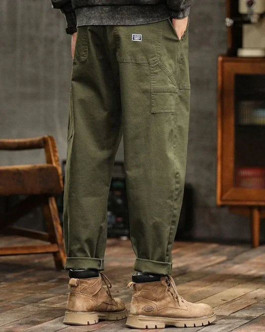 Vintage Cargo Pants – Relaxed Fit Utility Trousers for Men