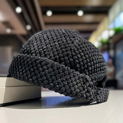 Knit Cap – Textured Dome-Fit Cozy Everyday Beanie
