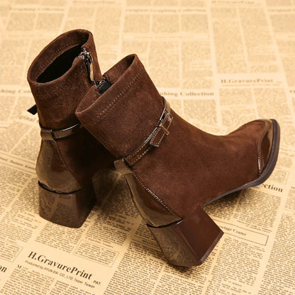 NoirVelle Avenoir Suede Ankle Boot