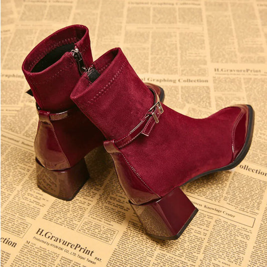 NoirVelle Avenoir Suede Ankle Boot
